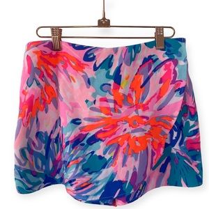 Lilly Pulitzer Veri Skort Off Tropic 2 Preppy Resort Vacation Summer Tropical